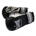 GUANTE DE BOXEO HURACAN - NEGRO/BLANCO, 12OZ